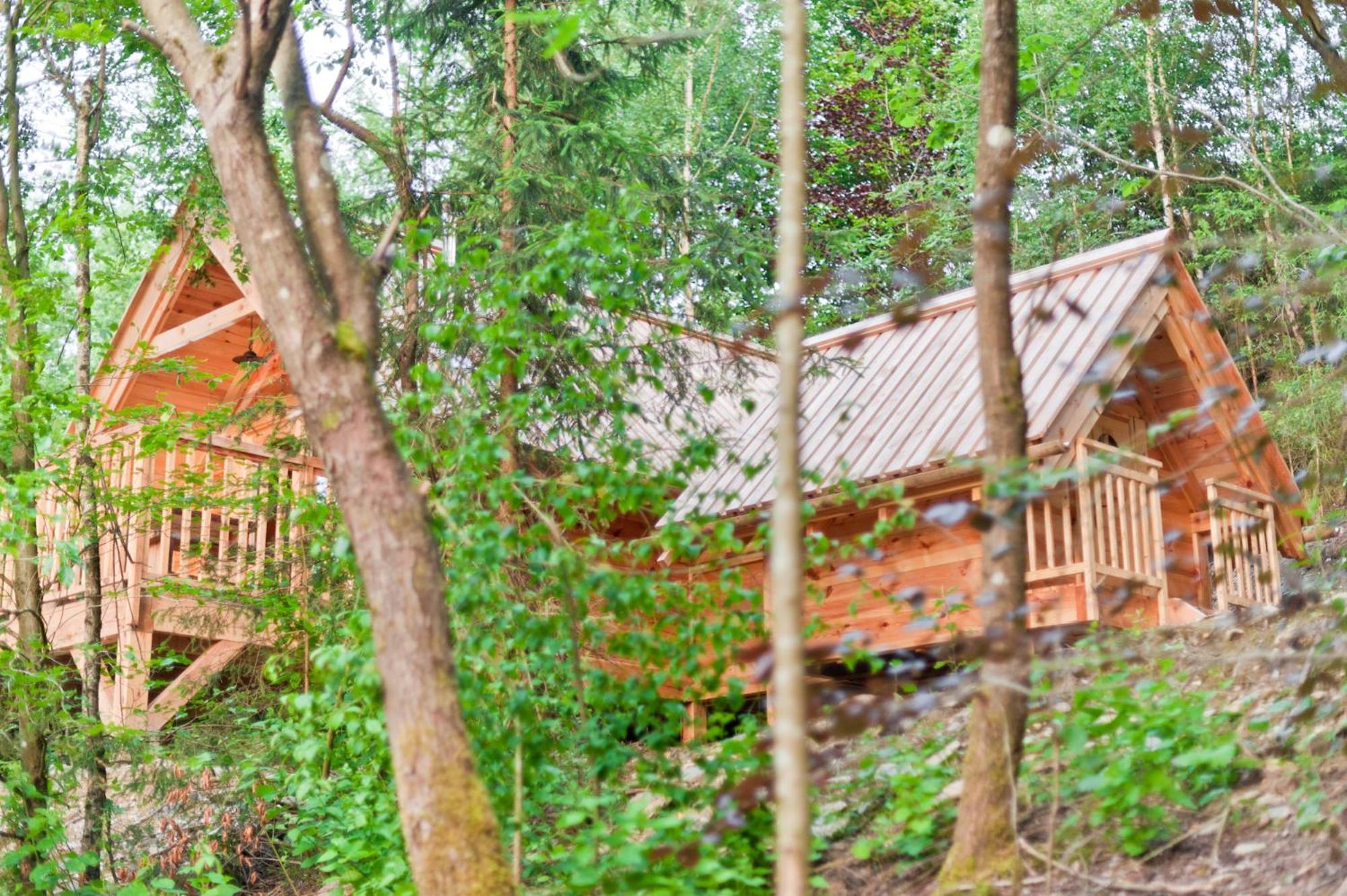 Les Cabanes De Rensiwez Mabompre Exteriör bild