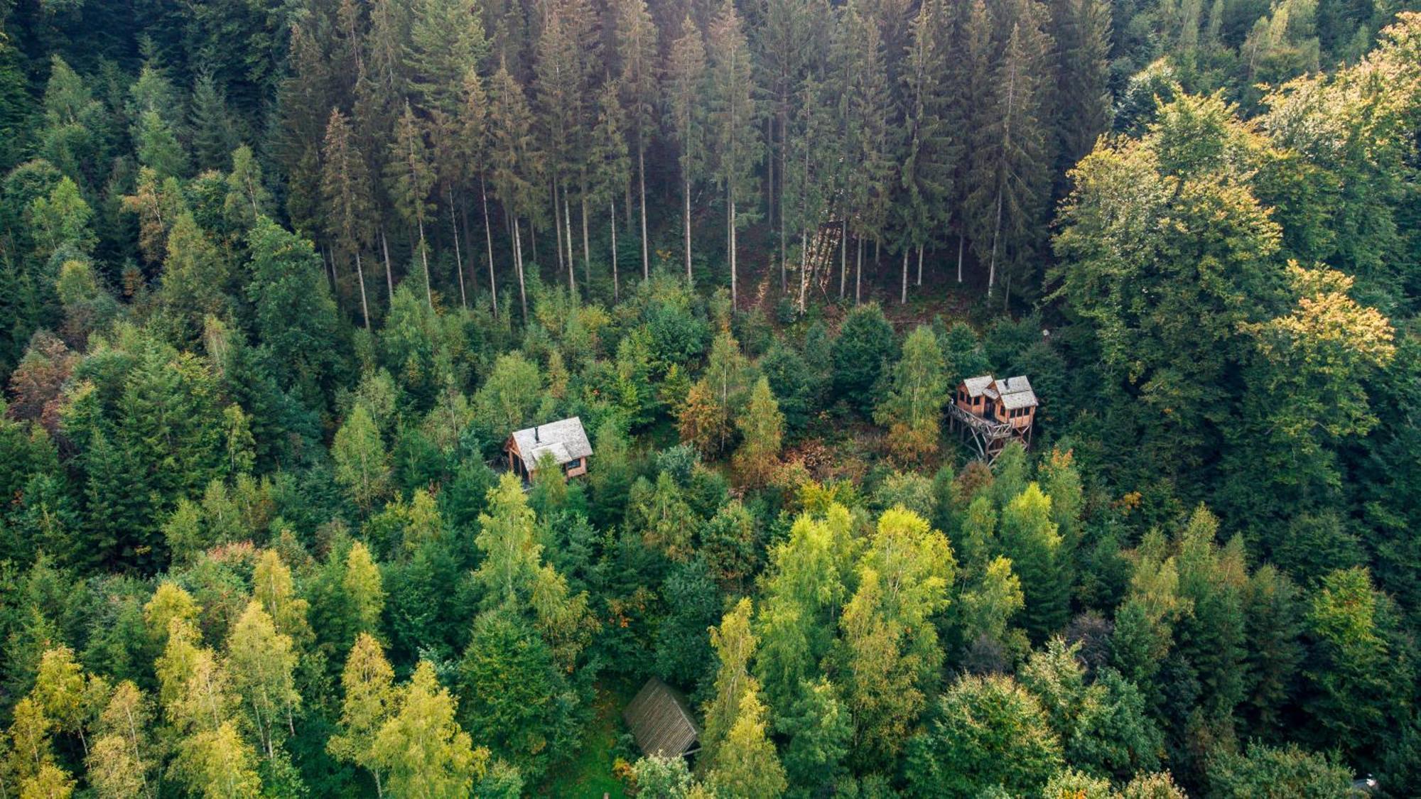 Les Cabanes De Rensiwez Mabompre Exteriör bild